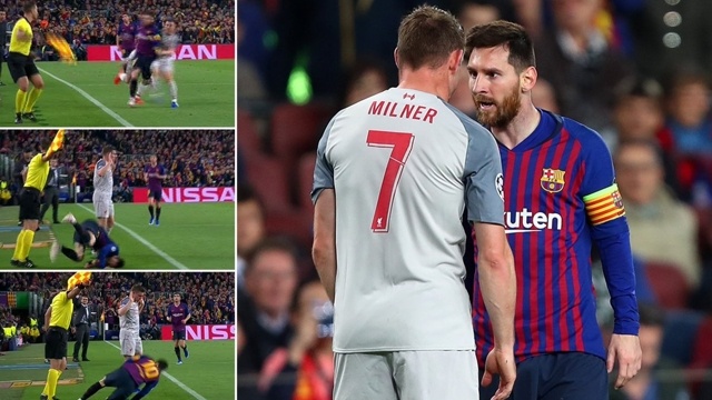 messi, milner, barca vs liverpool, barca liverpool, barca, liverpool, bán kết c1, bán kết champions league, cúp c1