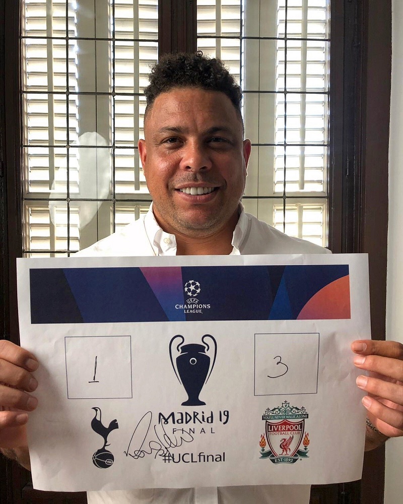 ronaldo, ronaldo de lima, ronaldo béo, chung kết c1, chung kết c1 2019, chung kết champions league, cúp c1, liverpool vs tot, liverpool vs tottenham, liverpool, tot, tottenham