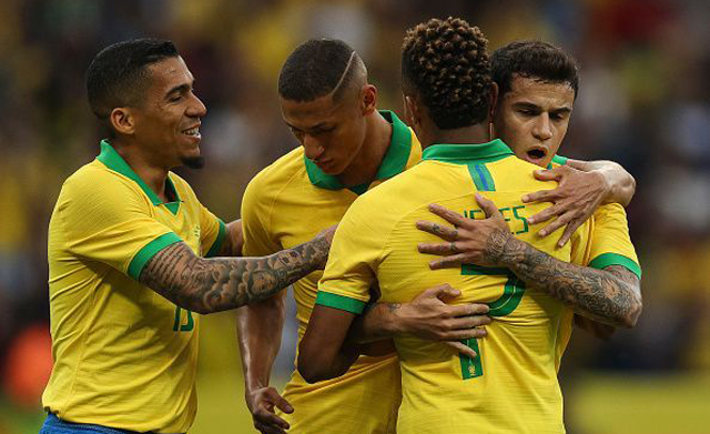 Brazil vs venezuela, dự đoán Brazil vs venezuela, soi kèo Brazil vs venezuela, nhận định Brazil vs venezuela, copa america, copa america 2019, coutinho, firmino, alisson