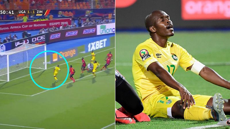pha bỏ lỡ, pha bỏ lỡ cơ hội, can 2019, can cup 2019, cúp bóng đá châu phi, Zimbabwe vs Uganda, Zimbabwe, Uganda