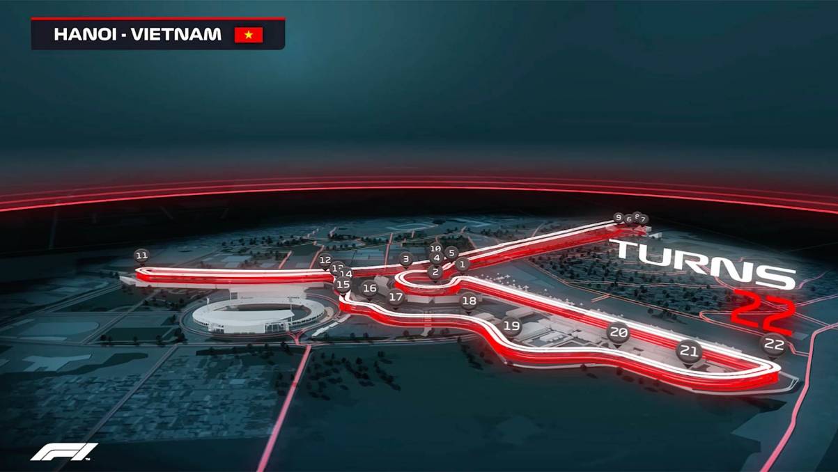 Việt Nam, giải đua xe công thức 1, giải đua xe f1, F1, việt nam grand prix, trực tiếp đua xe F1, đua xe F1 Việt Nam
