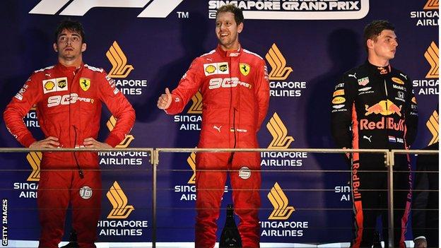 Kết quả f1, f1, đua xe f1, công thức 1, singapore, singapore gp, singapore gp 2019, ferrari