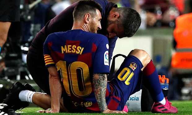 messi, messi chấn thương, barca, barcelona, barca vs villarreal, la liga, fifa, fifa the best