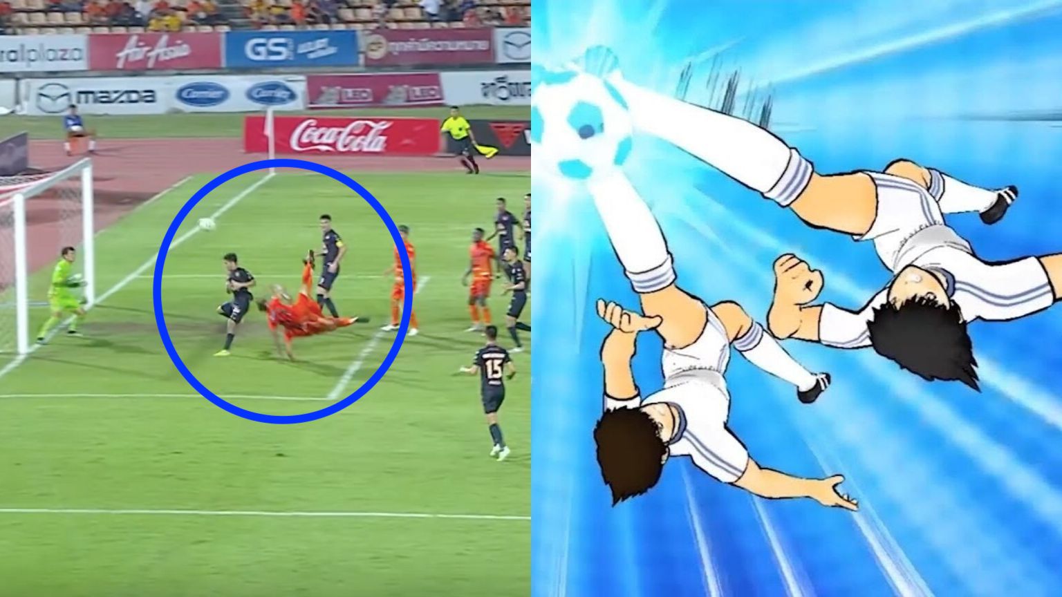 thai league, thái lan, xe đạp chổng ngược, tsubasa, Kritsada Hemwipat, Leandro Assumpcao