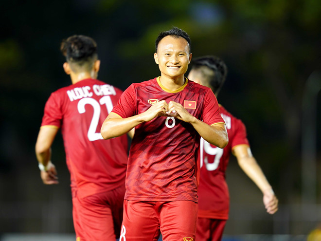 Trọng Hoàng, U22 Việt Nam, SEA Games 30, U22 Việt Nam 6-1 U22 Lào, Kết quả U22 Việt Nam vs U22 Lào