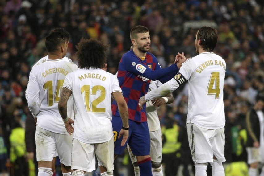 Real Madrid 2-0 Barca, Kết quả Real Madrid vs Barca, Real Madrid, Barca, Sergio Ramos, Pique