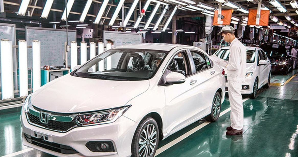 Xe ô tô Honda lắp ráp trong nước.