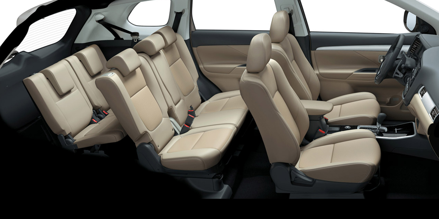 Ghế ngồi trên Mitsubishi Outlander