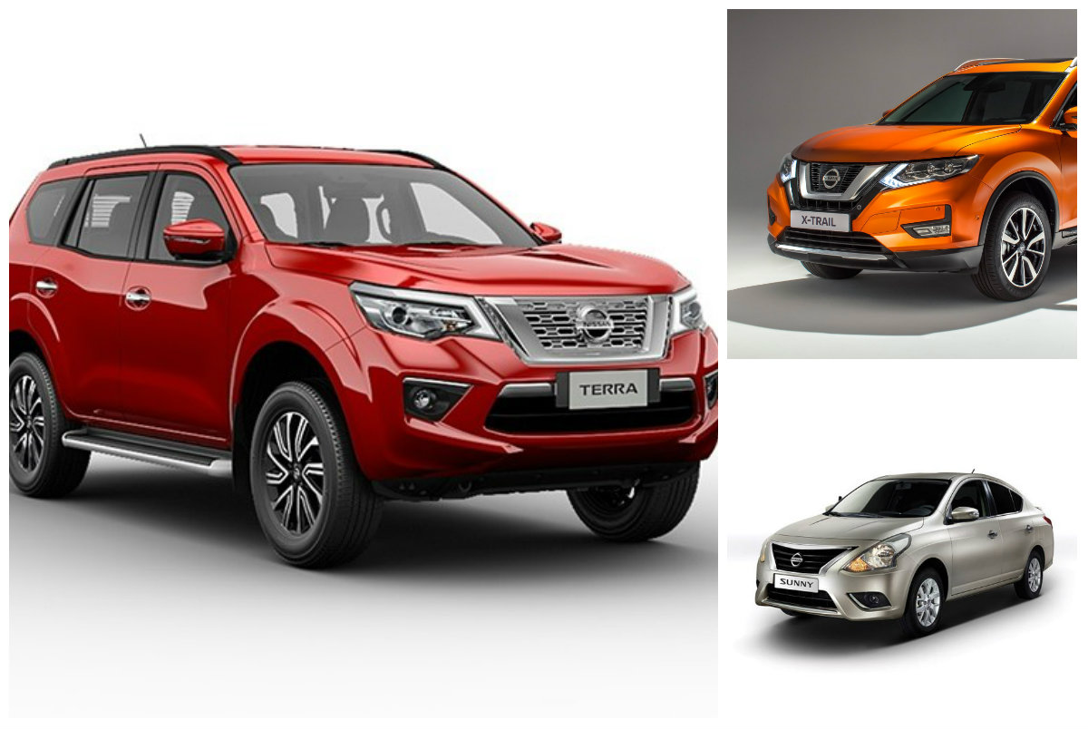 Nissan Terra, Nissan Sunny và Nissan X-Trail