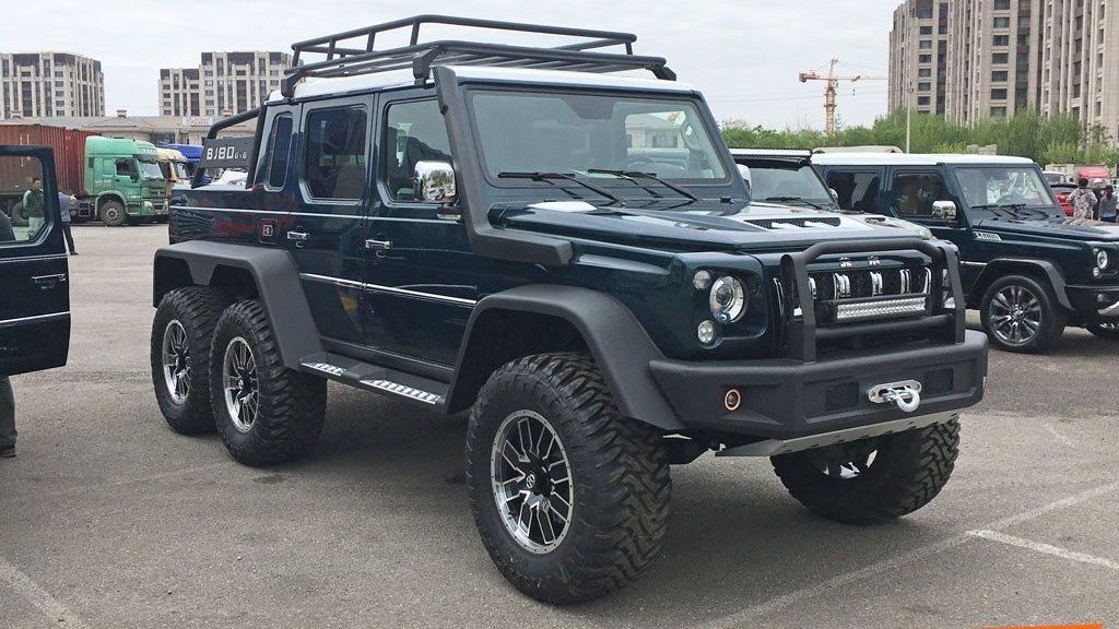 Chiếc BAIC BJ80 này trông rất giống một chiếc xe Mercedes G-Class.