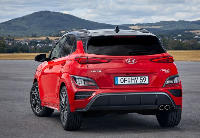 Đuôi xe Hyundai Kona 2021