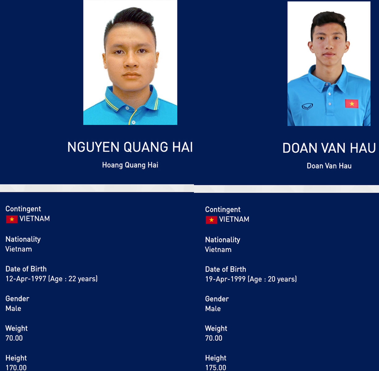 u22 viet nam sea game 30