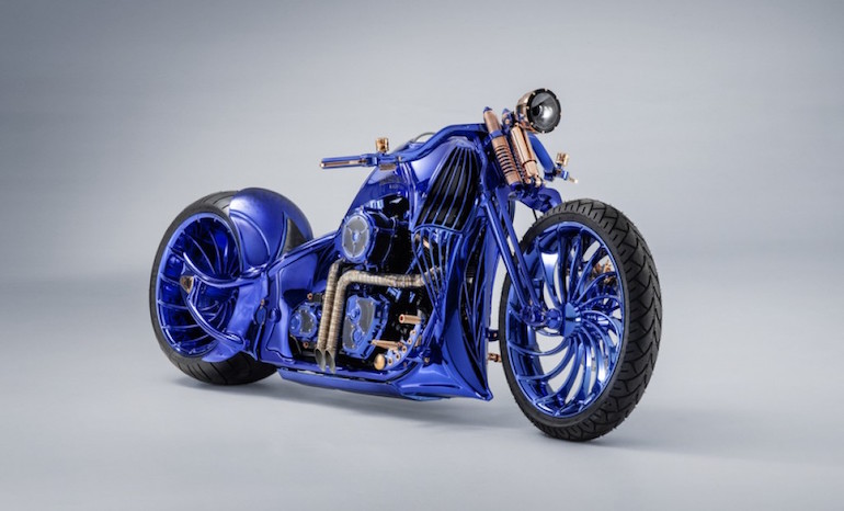 Harley-Davidson Blue Edition, xế độ có giá 43 tỷ đồng, xe mô tô, Moto