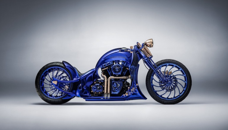 Harley-Davidson Blue Edition, xế độ có giá 43 tỷ đồng, xe mô tô, Moto