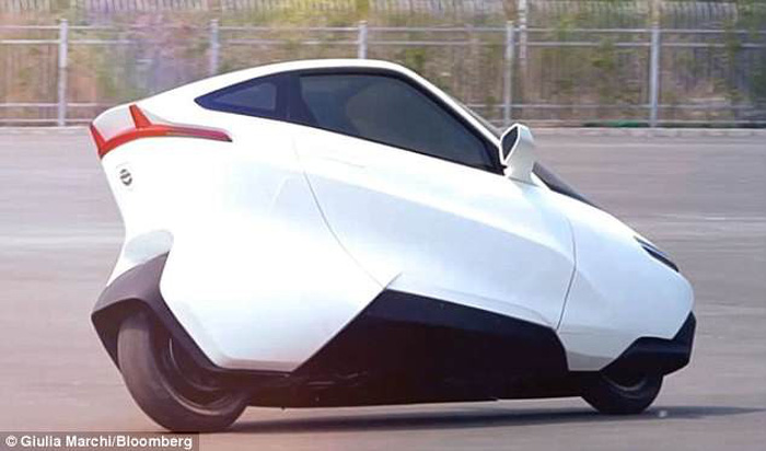 Độc đáo xe 2 bánh không người lái, xe độc đáo, xe Trung Quốc, Gyrocar 