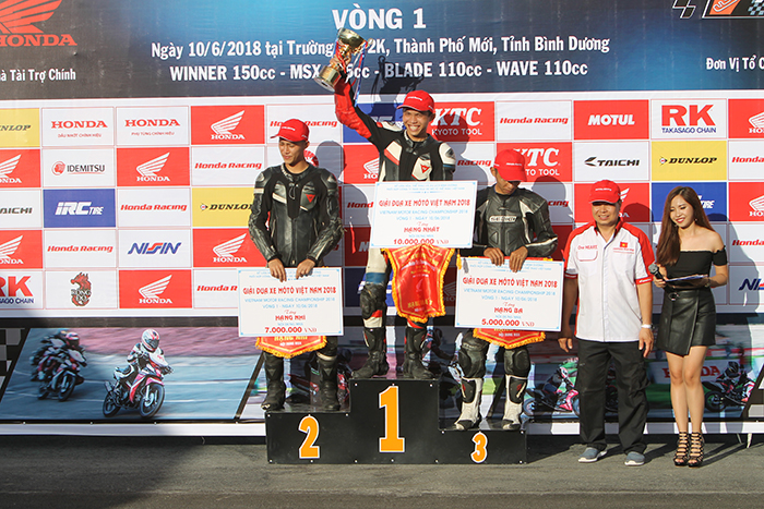 Giải đua xe mô tô Việt Nam 2018, Honda Racing, Honda Việt Nam, đua xe mô tô, đua xe Bình Dương