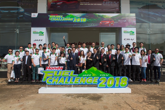 Honda Fuel Challenge 2018, Thử thách nhiên liệu cùng Honda, mức tiêu thụ nhiên liệu Honda CR-V, mức tiêu thụ nhiên liệu Honda Jazz
