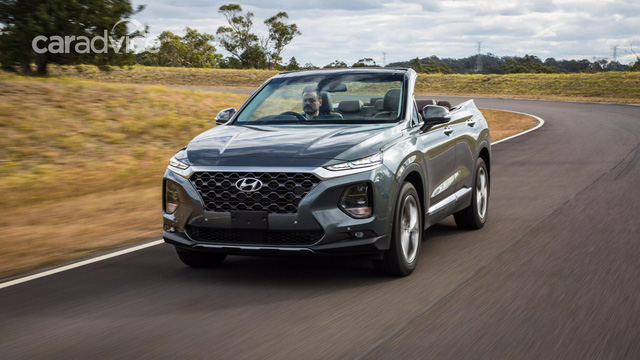Hyundai Santa Fe mui trần, Hyundai Santa Fe Cabriolet 2019, Hyundai Santa Fe phiên bản mui trần
