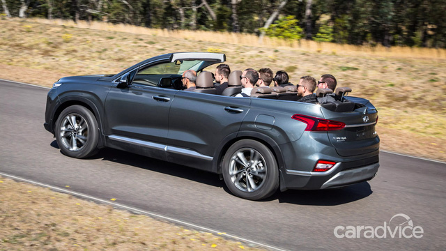Hyundai Santa Fe mui trần, Hyundai Santa Fe Cabriolet 2019, Hyundai Santa Fe phiên bản mui trần