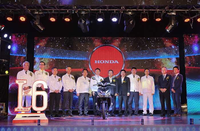 Honda, Honda Việt Nam, lễ khánh thành dây chuyền sản xuất, chào đón chiếc xe máy thứ 25 triệu