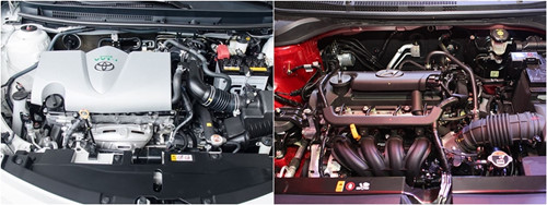 So sánh động cơ xe Toyota Vios và Hyundai Accent 2020