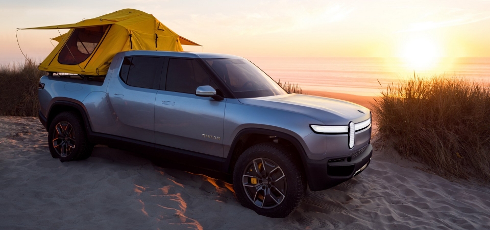 Rivian R1T, bán tải chạy điện Rivian R1T, xe điện, xe bán tải, xe độc đáo