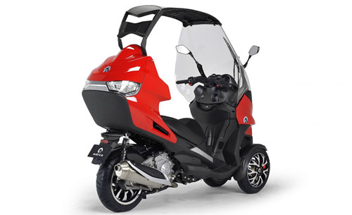 Adiva AD3-400, xe độc đáo, xe ga 3 bánh, xe máy mui trần