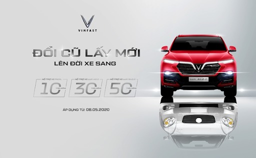 Chương trình đổi xe cũ lấy xe VinFast mới