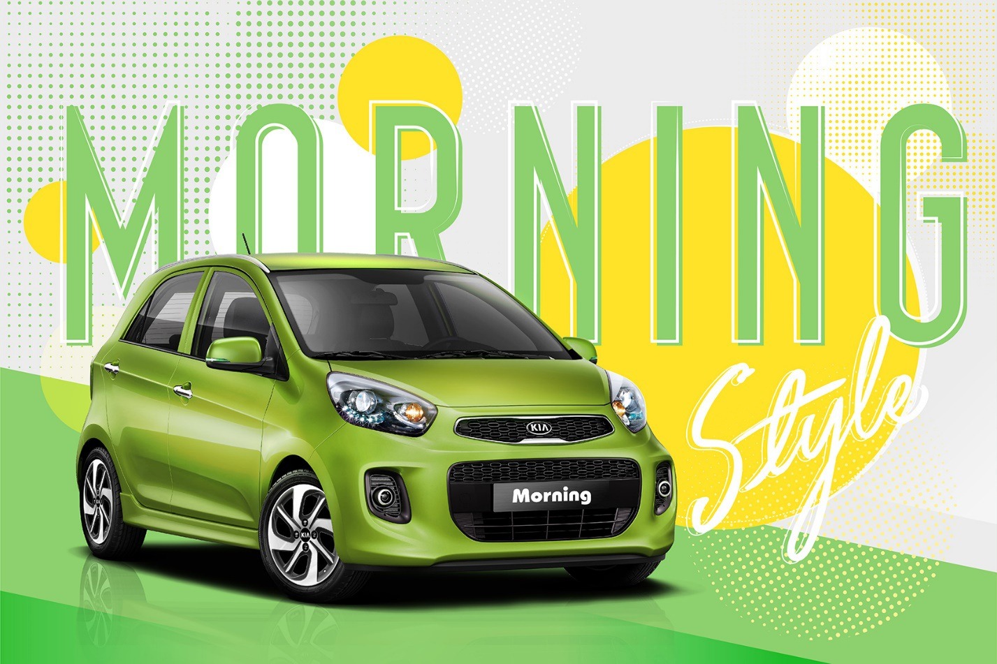 Kia Morning màu Lime Light