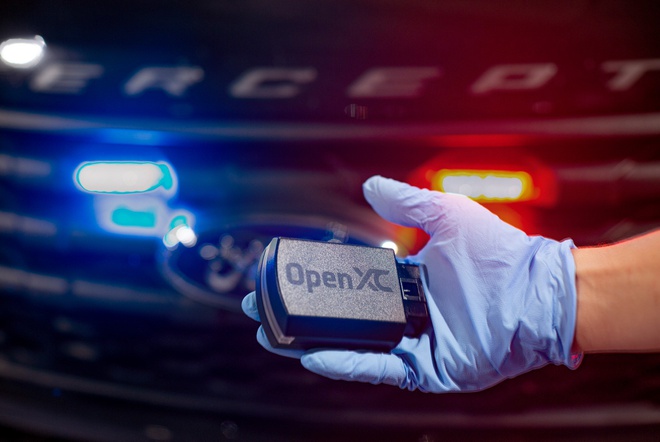 Xe cảnh sát Ford Explorer Police Interceêptor Utility có khả năng diệt khuẩn Corona.