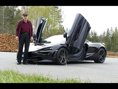 Hình ảnh cụ ông 78 tuổi tại Na Uy - chủ nhân của chiếc siêu xe McLaren 720S Spider