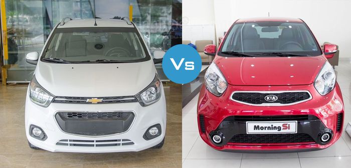 So sánh Chevrolet Spark và Kia Morning