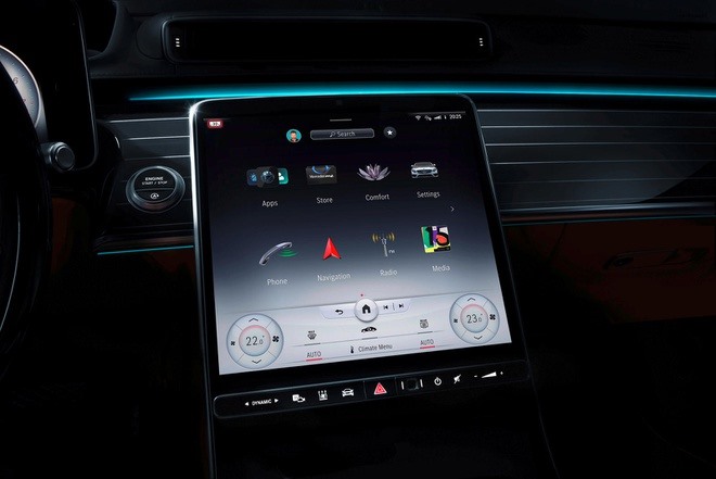 Tiện ích và giải trí trên Mercedes S-Class 2021