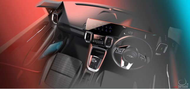 Nội thất Kia Sonet 2021