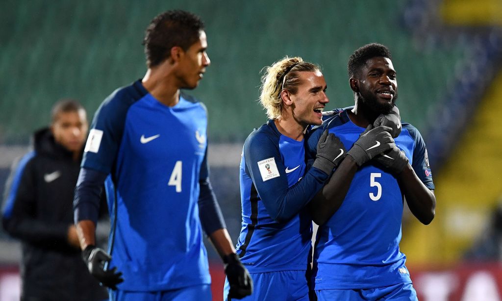World Cup 2018, Uruguay, Pháp, Đức, Bỉ, Tây Ban Nha, Varane, Umtiti, Hummels, Boateng, Ramos, Pique