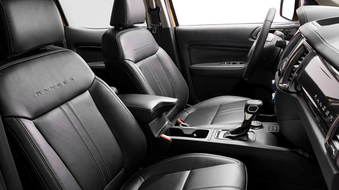 Ghế ngồi trên Ford Ranger 2020