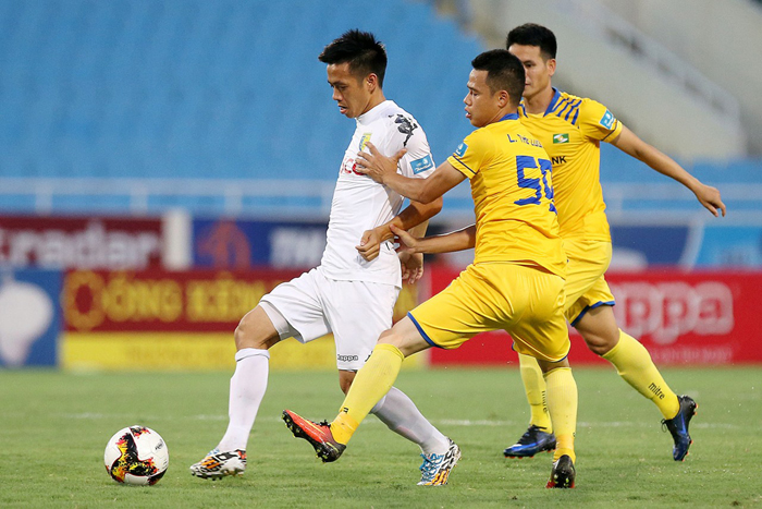 vong 10 vleague, vleague, thanh hoa vs hagl, slna vs ha noi