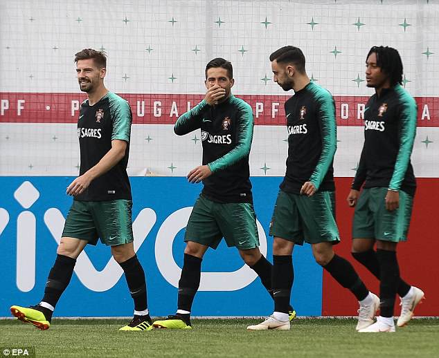 world cup, bồ đào nha, ronaldo, tây ban nha, tập luyện trước trận đấu