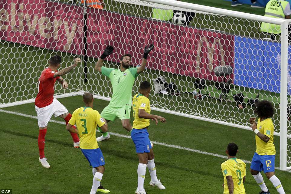 tite, world cup, brazil, thụy sĩ, bàn thắng không hợp lệ