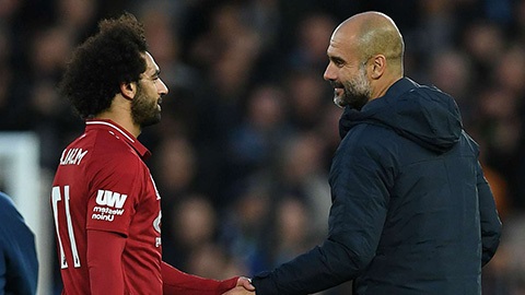 Salah, Mohamed Salah, Pep Guardiola, Pep, Guardiola, Liverpool, Manchester City