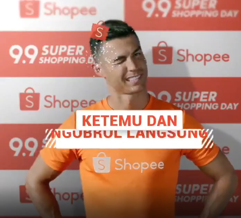 Ronaldo, Cristiano Ronaldo, cr7, quảng cáo Ronaldo, Ronaldo quảng cáo, shopee