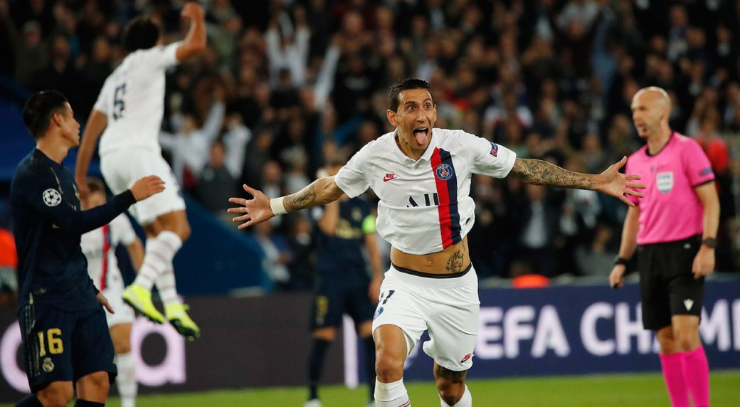 real psg, psg real, real madrid, psg, paris saint-germain, real vs psg, cup c1 châu âu, cup c1, kết quả real vs psg, di maria, kết quả psg vs real