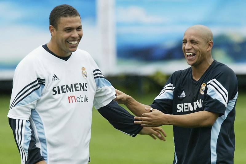 real madrid, ronaldo, roberto carlos, real