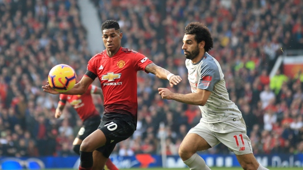 marcus rashford, manchester united, liverpool, Mane, Salah
