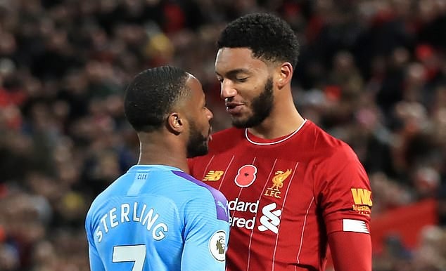 Sterling, joe gomez, man city, đội tuyển anh