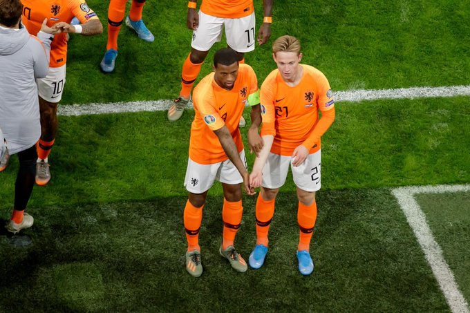 wijnaldum, frenkie de jong, liverpool, barcelona, hà lan, vòng loại euro 2020