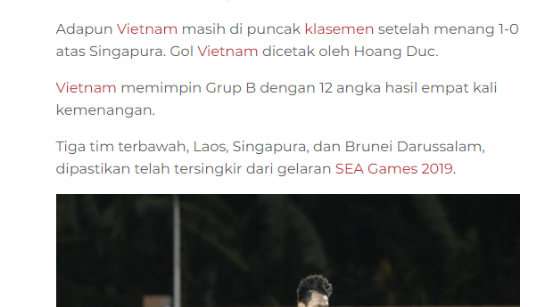 sea games 30, sea games 2019, hà đức chinh, nguyễn hoàng đức, u22 việt nam, u22 singapore, báo indonesia