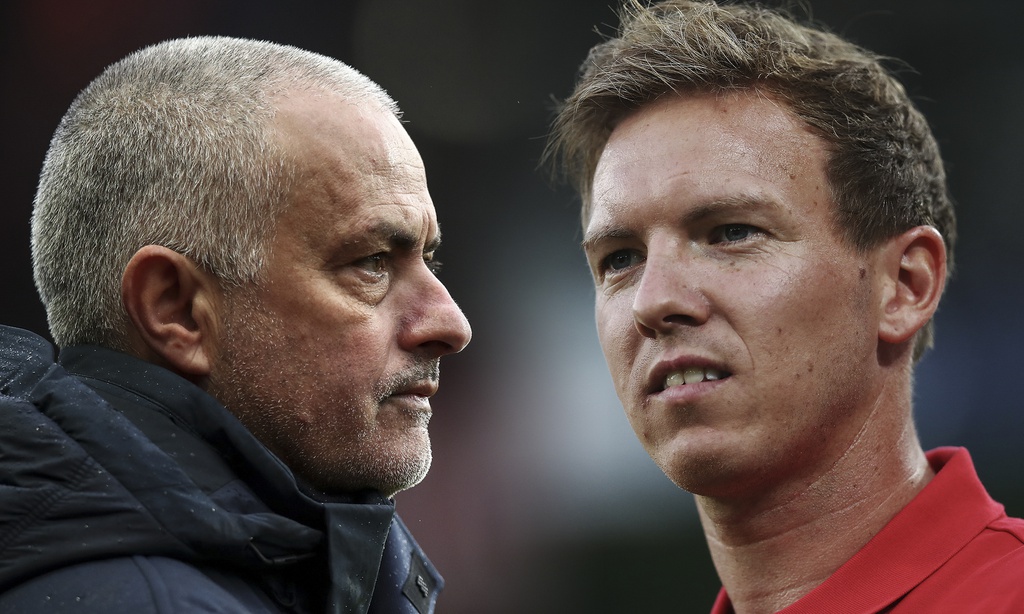 Julian Nagelsmann, RB Leipzig, Mourinho, Tottenham, Champions League, Cúp C1