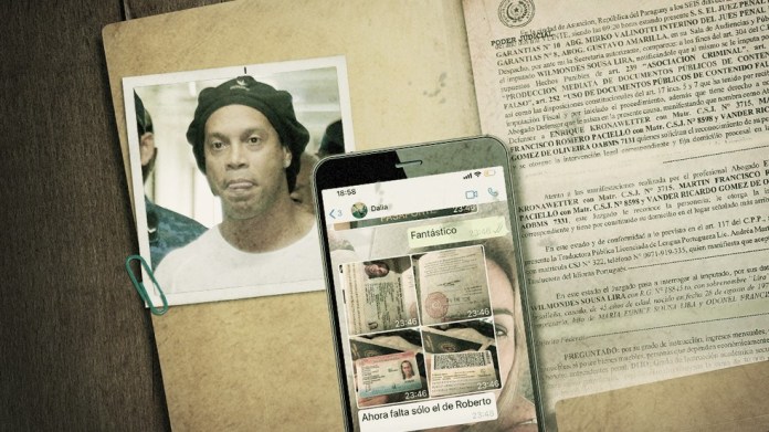 Ronaldinho, Ronaldinho bị bắt, Ronaldinho đi tù