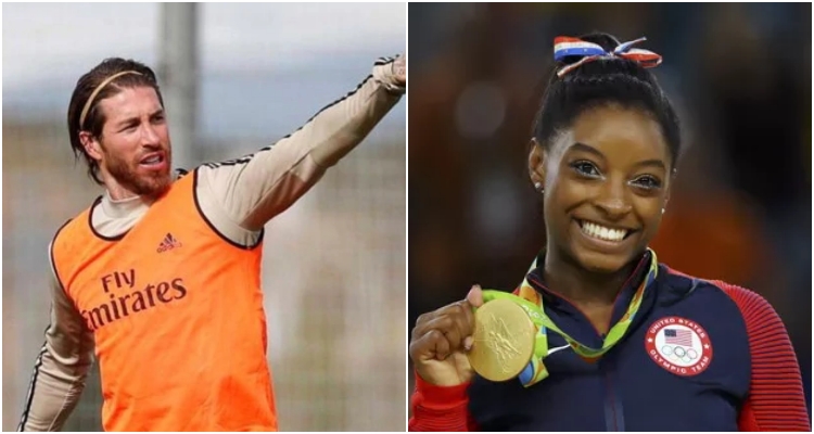 Sergio Ramos, Real Madrid, Olympic, Simone Biles